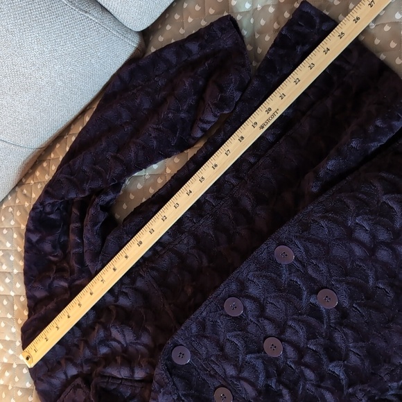 Mulberry Street Women's Purple Pea Coat,Size S. - Picture 11 of 12